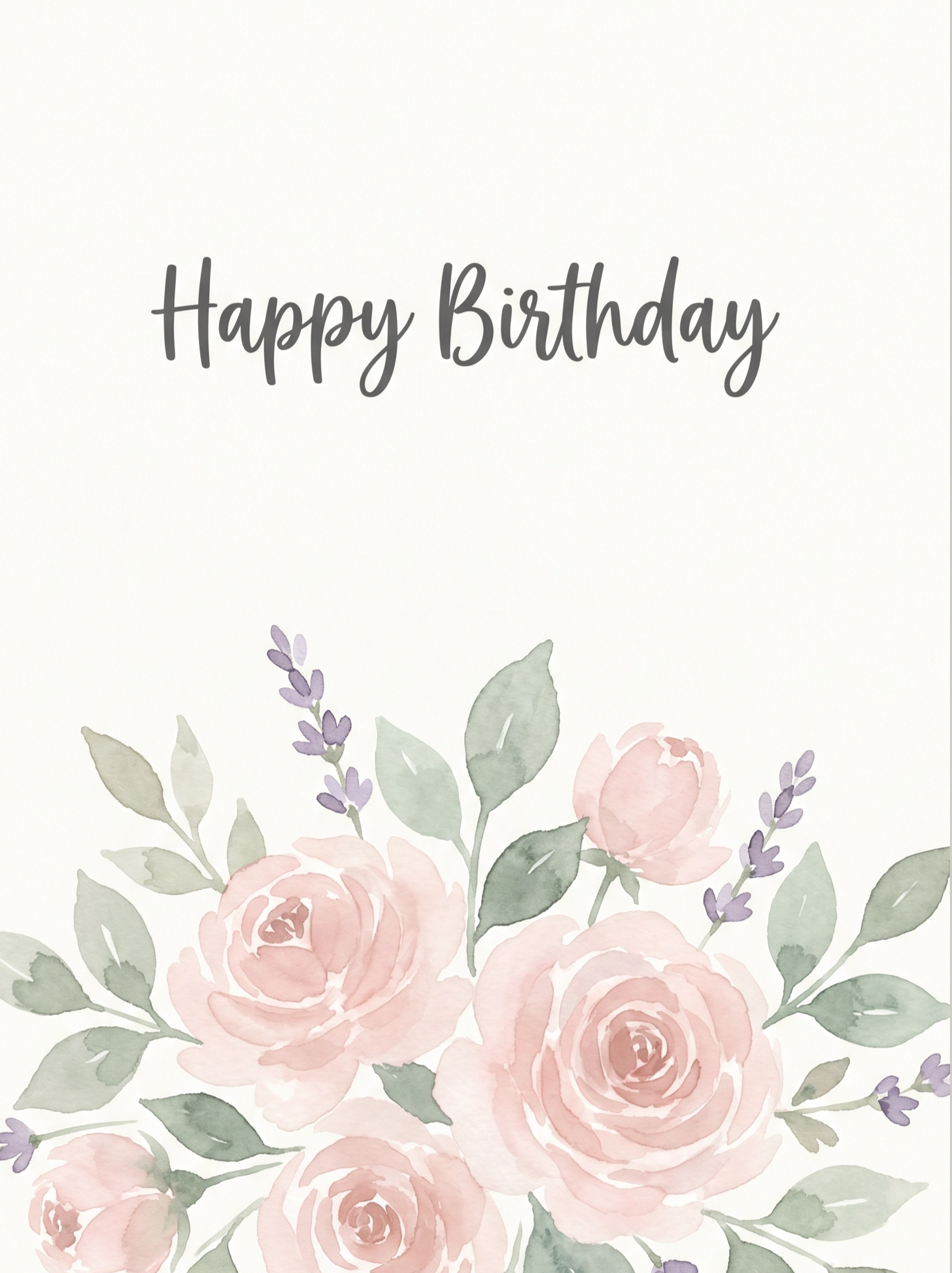 Elegant Floral Birthday