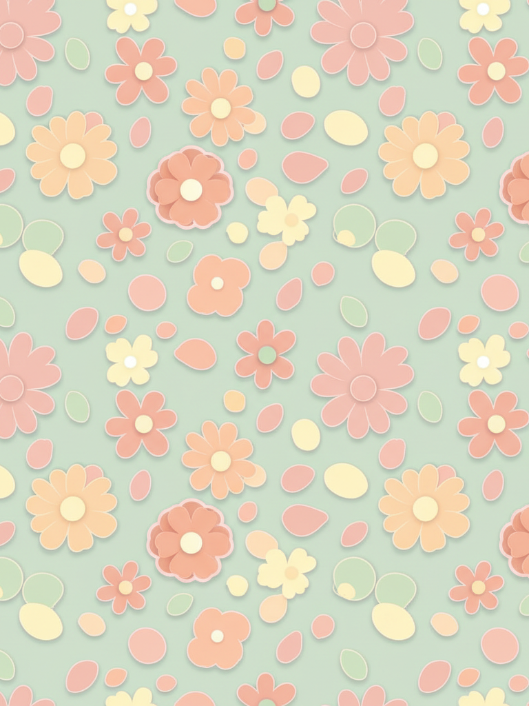 Paper Cutout Flowers back cover