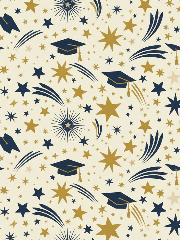 Graduation Retro Stars back cover