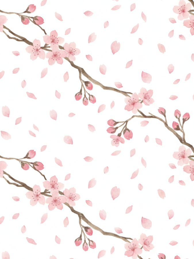 Japanese Sakura Branch back cover