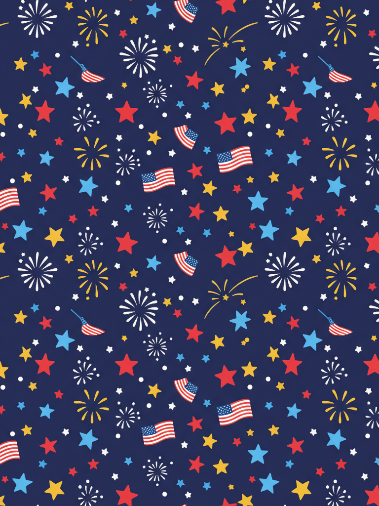 4th of July Sparklers back cover