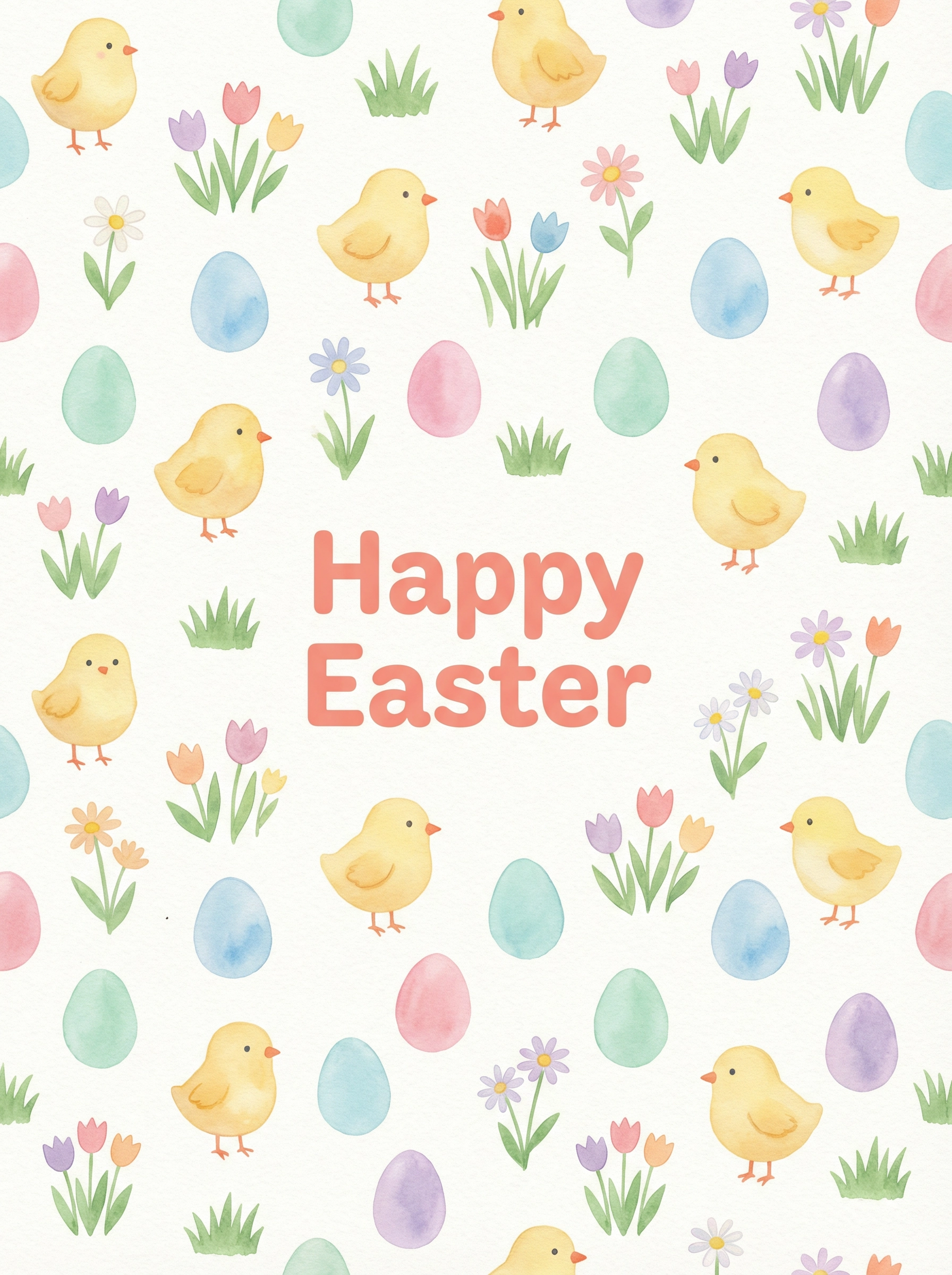 Easter Chicks Pattern