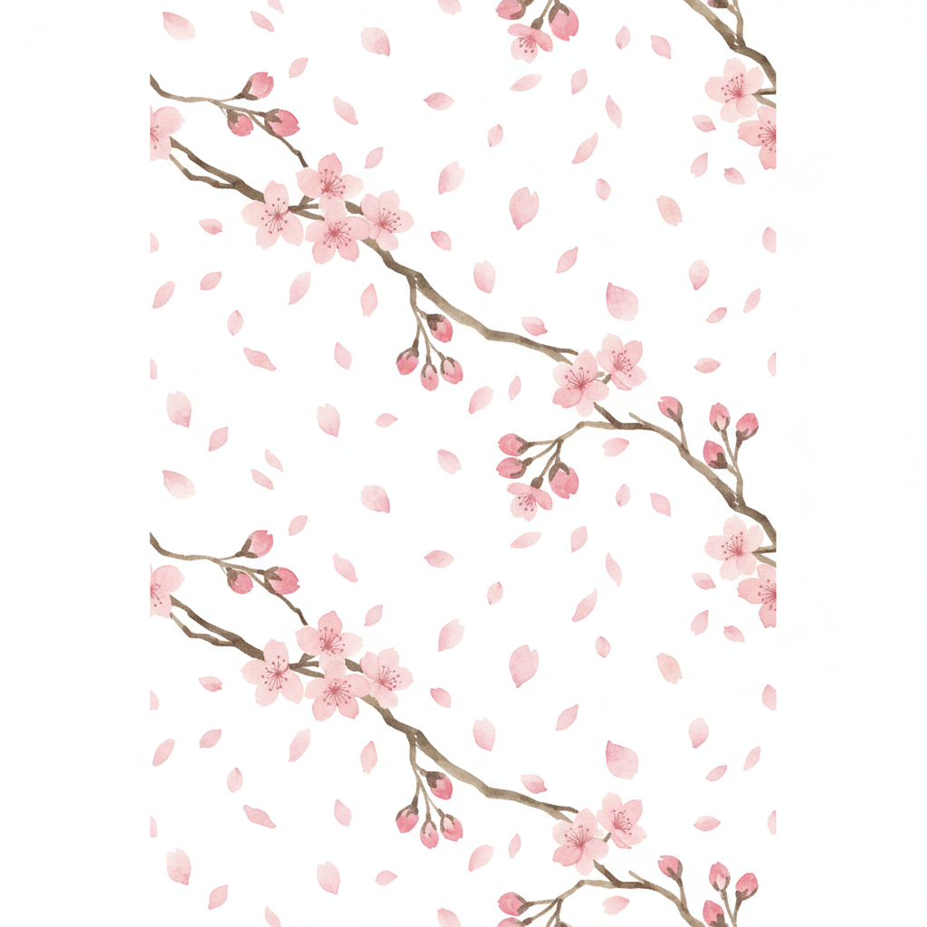 Japanese Sakura Branch back cover