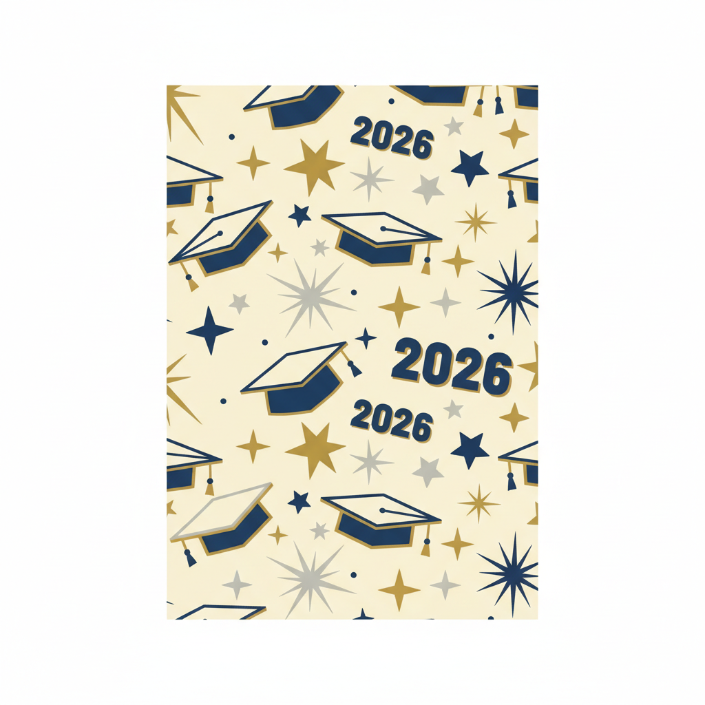 Graduation Retro Stars back cover