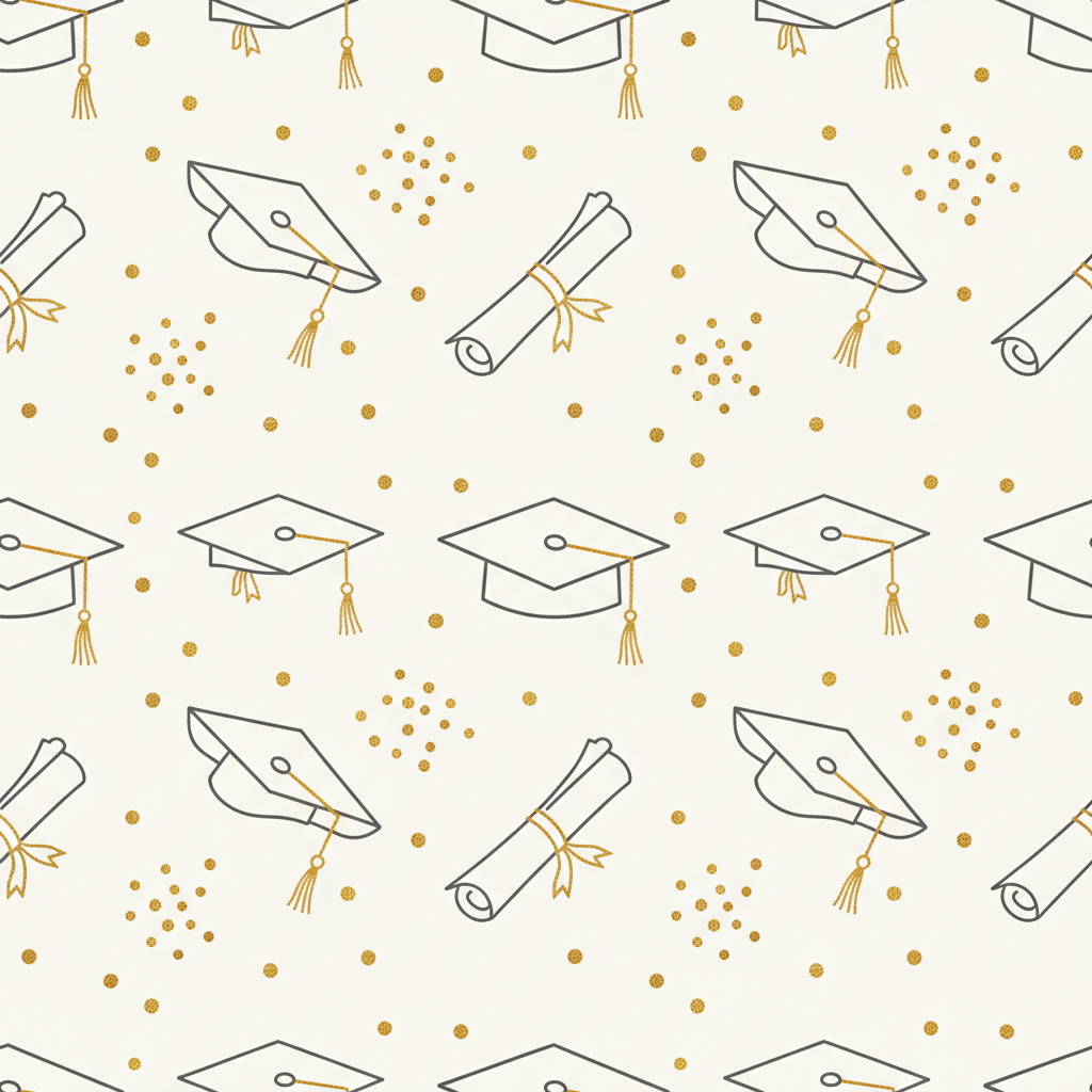 Graduation Minimalist Diploma back cover