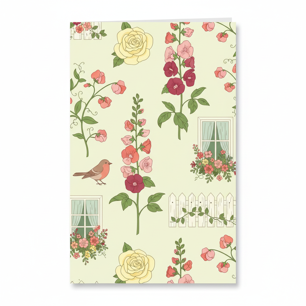 Garden Cottage Blooms back cover