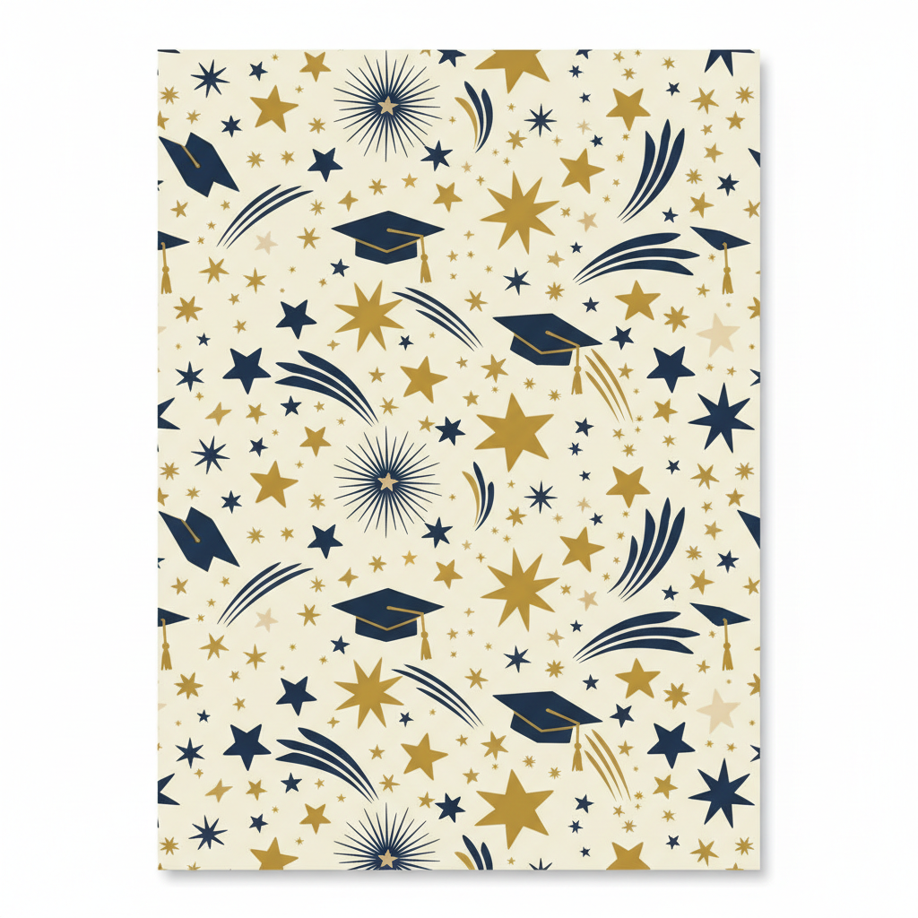 Graduation Retro Stars back cover