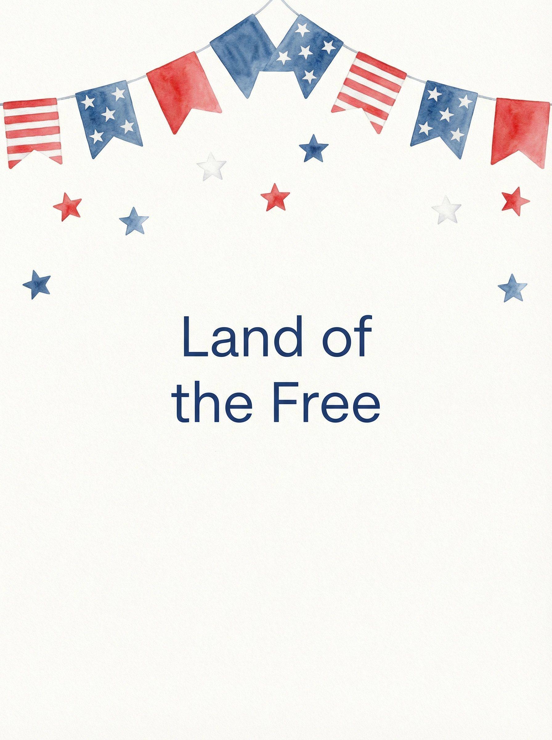 4th of July Flag Bunting