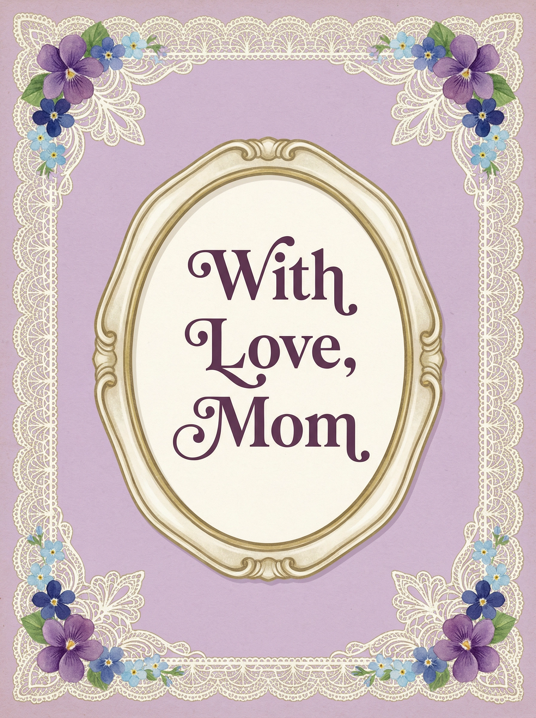 Mother's Day Vintage Lace