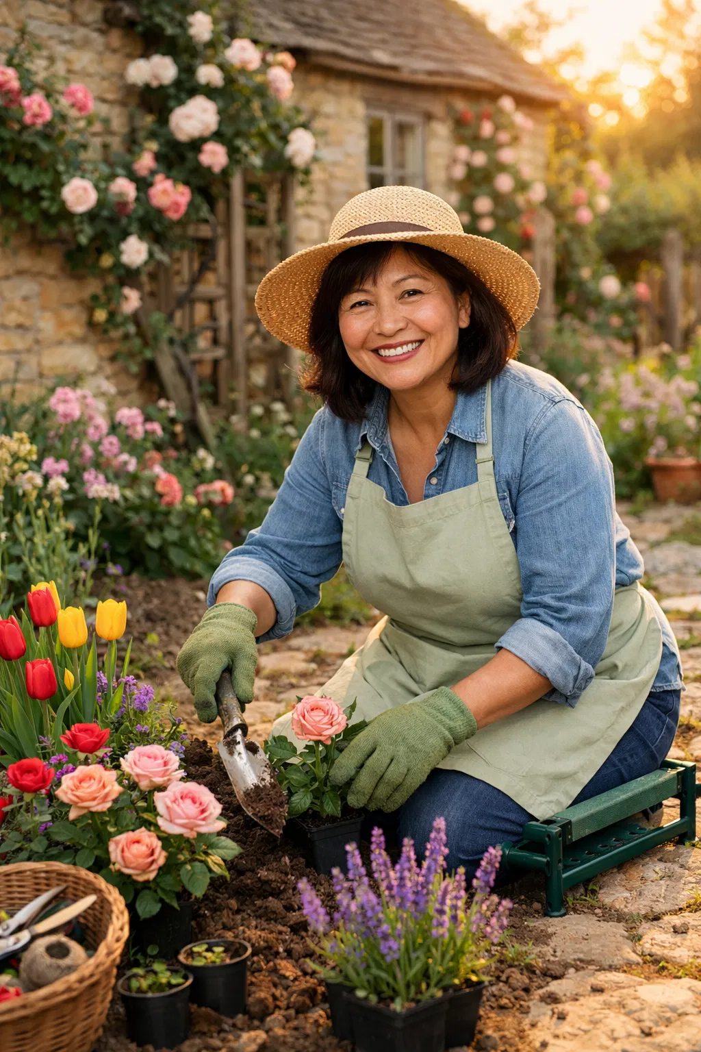 Gardening with practical tools