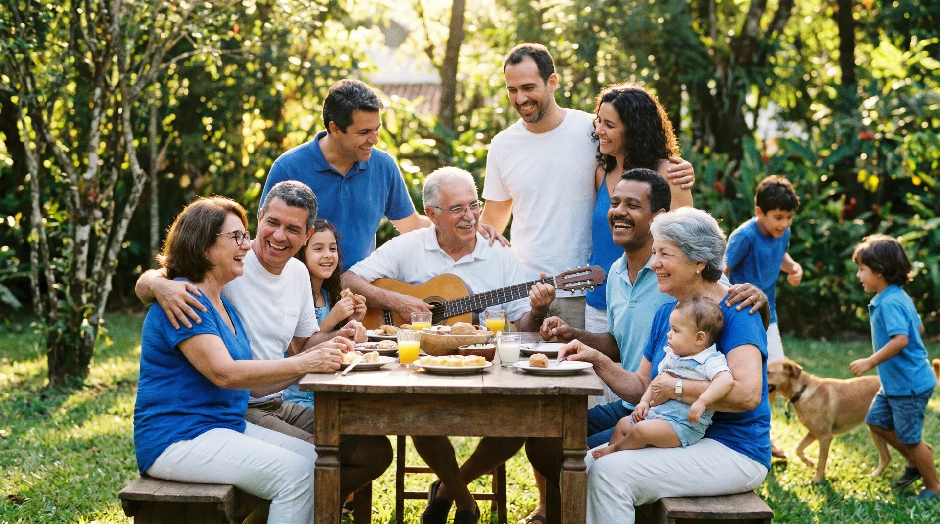 Família planejando o futuro