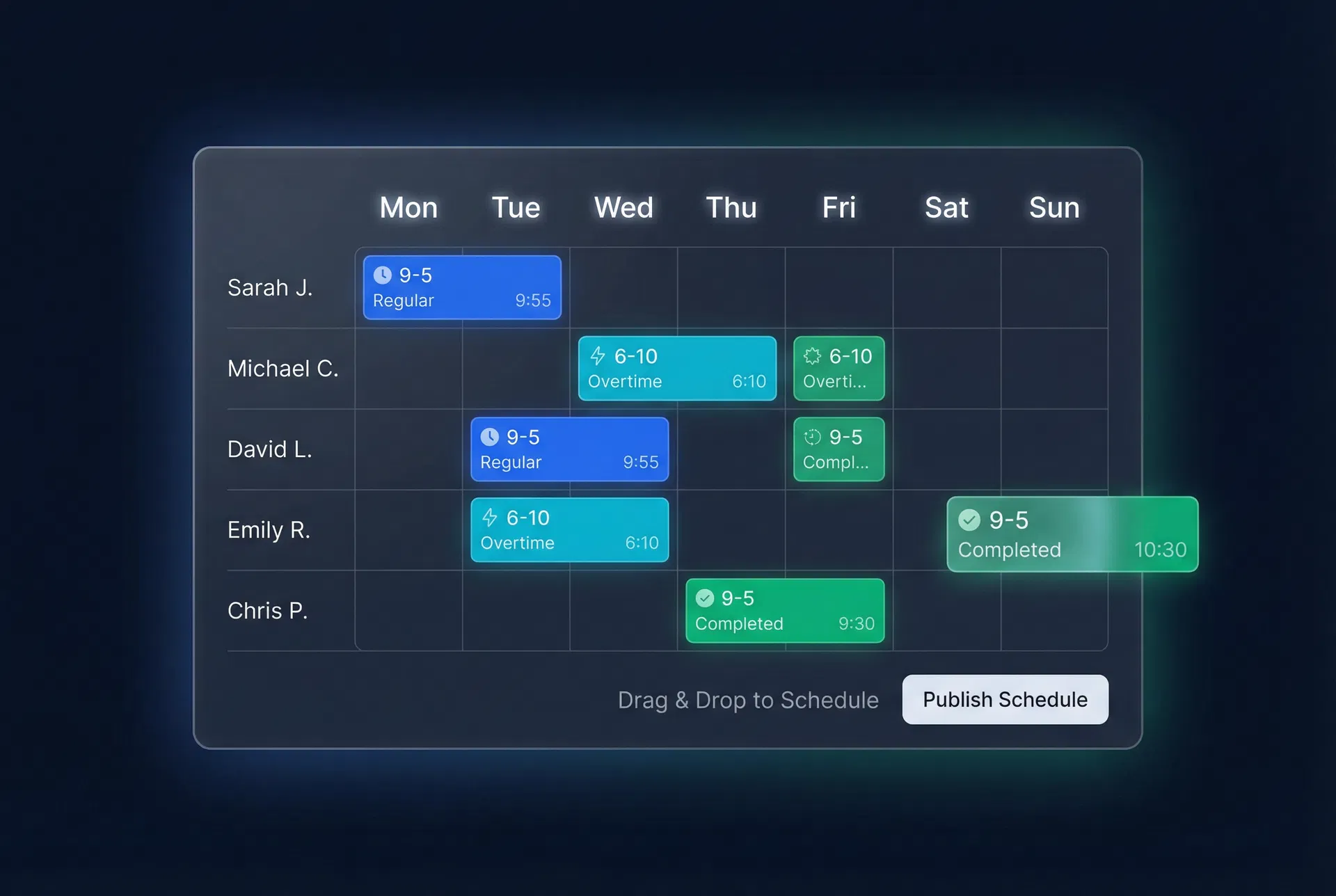 Smart Shift Scheduling
