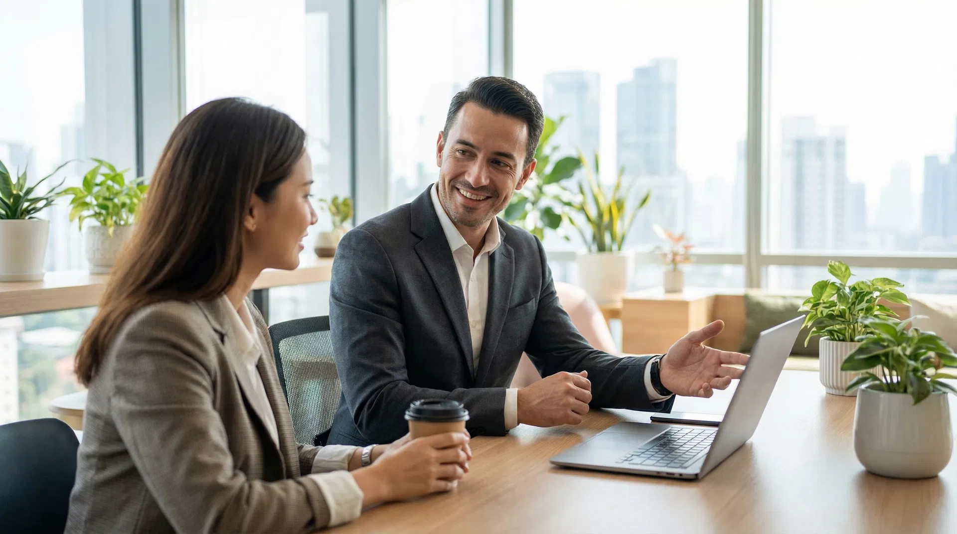 Experto financiero en consulta