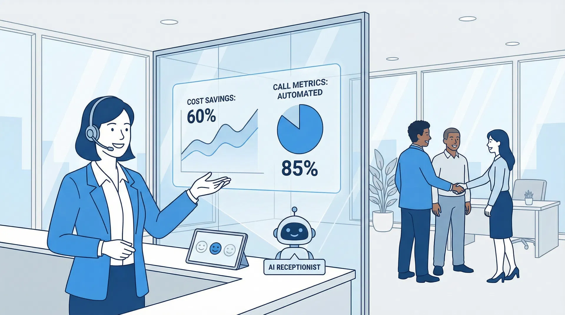 How AI Receptionists Deliver 3X ROI for Service Businesses