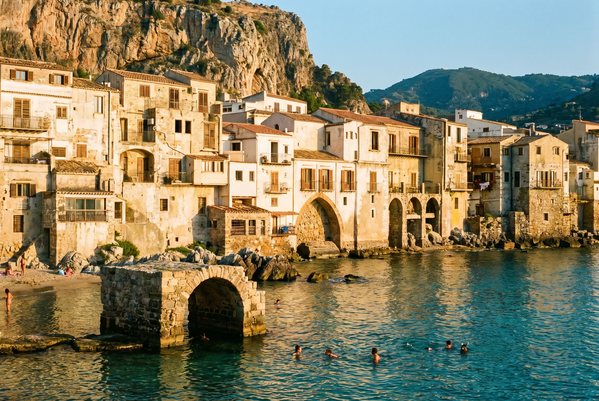 Ancient Cefalù coastline
