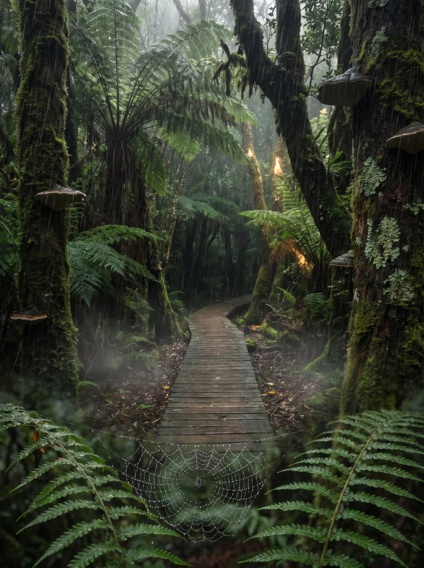 Boardwalk through the Knysna Forest