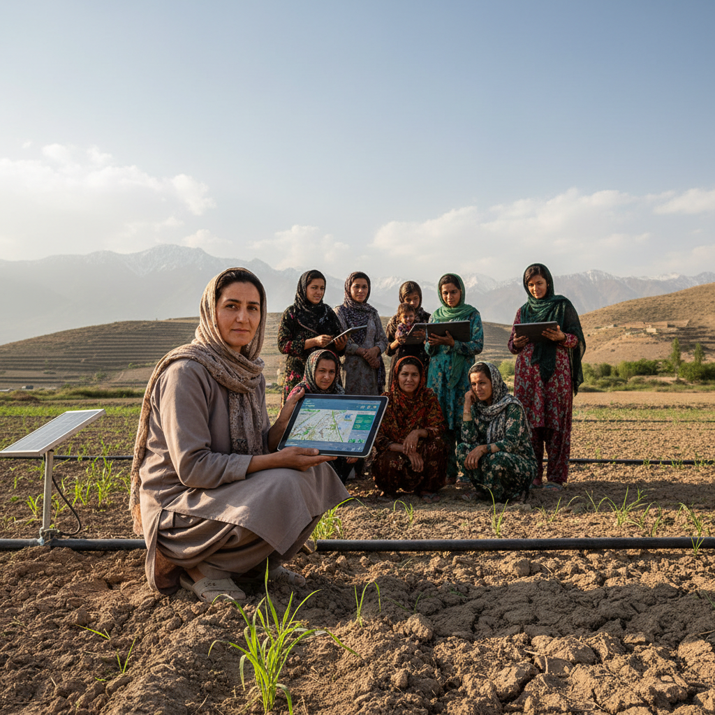 AI Offers Glimmer of Hope for Afghanistan's Climate-Stressed Agriculture, Women Farmers Poised to Benefit