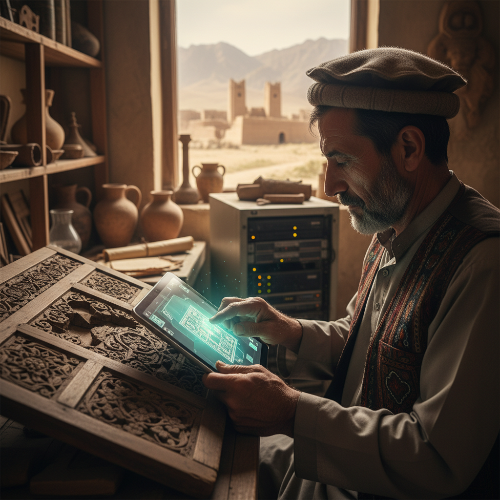 AI's Double-Edged Sword: Preserving Afghan Heritage Amidst Digital Divides