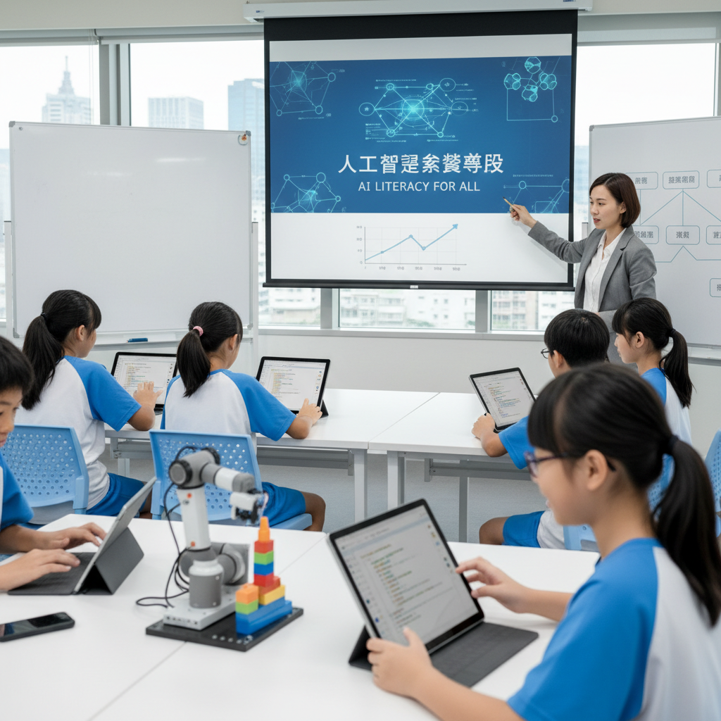 Taiwan's Education Ministry Unveils AI Literacy Initiative for K-12, Bridging Digital Divide