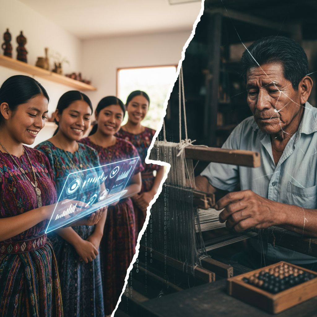 AI's Dual Edge: Opportunity and Exclusion for Guatemala's Indigenous Economies
