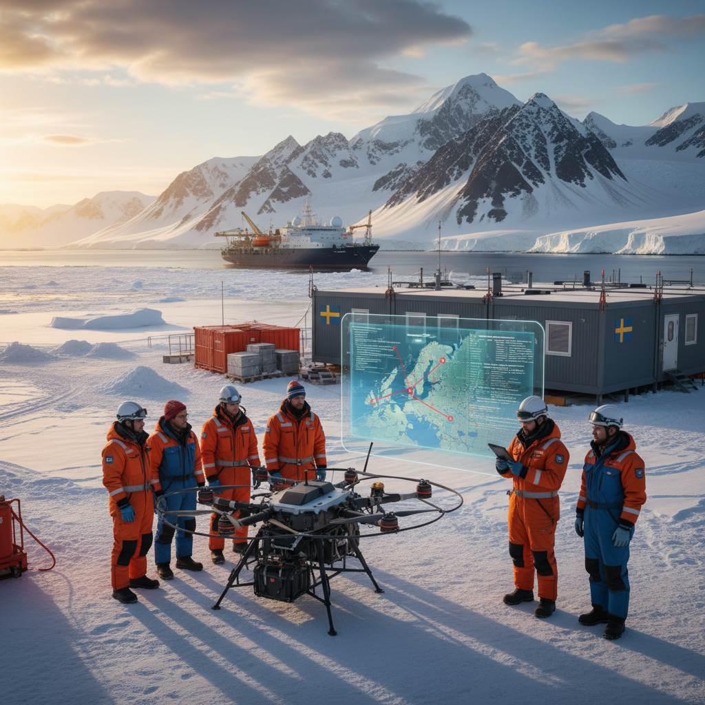 AI Enhances Antarctic Research Logistics, Bolstering Swedish Polar Initiatives