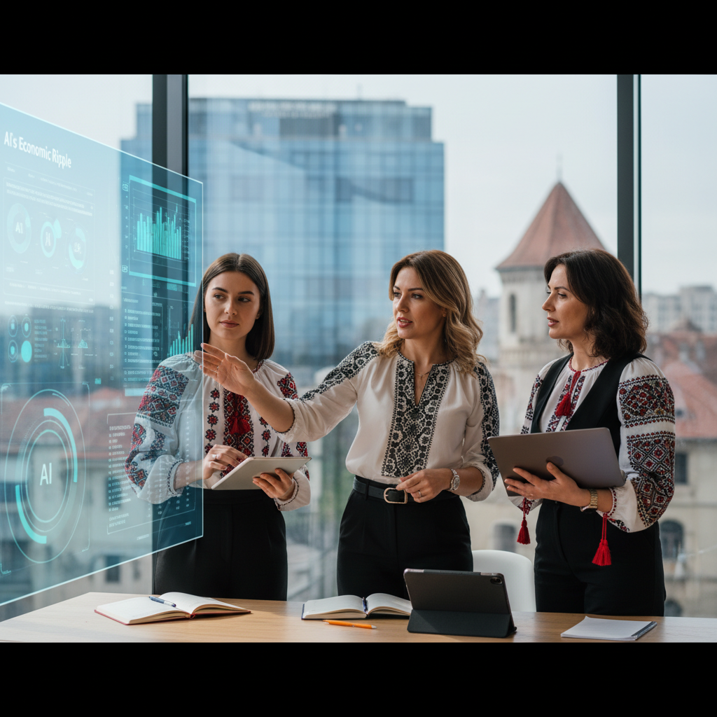 AI's Economic Ripple: Romanian Women Entrepreneurs Navigate Digital Transformation