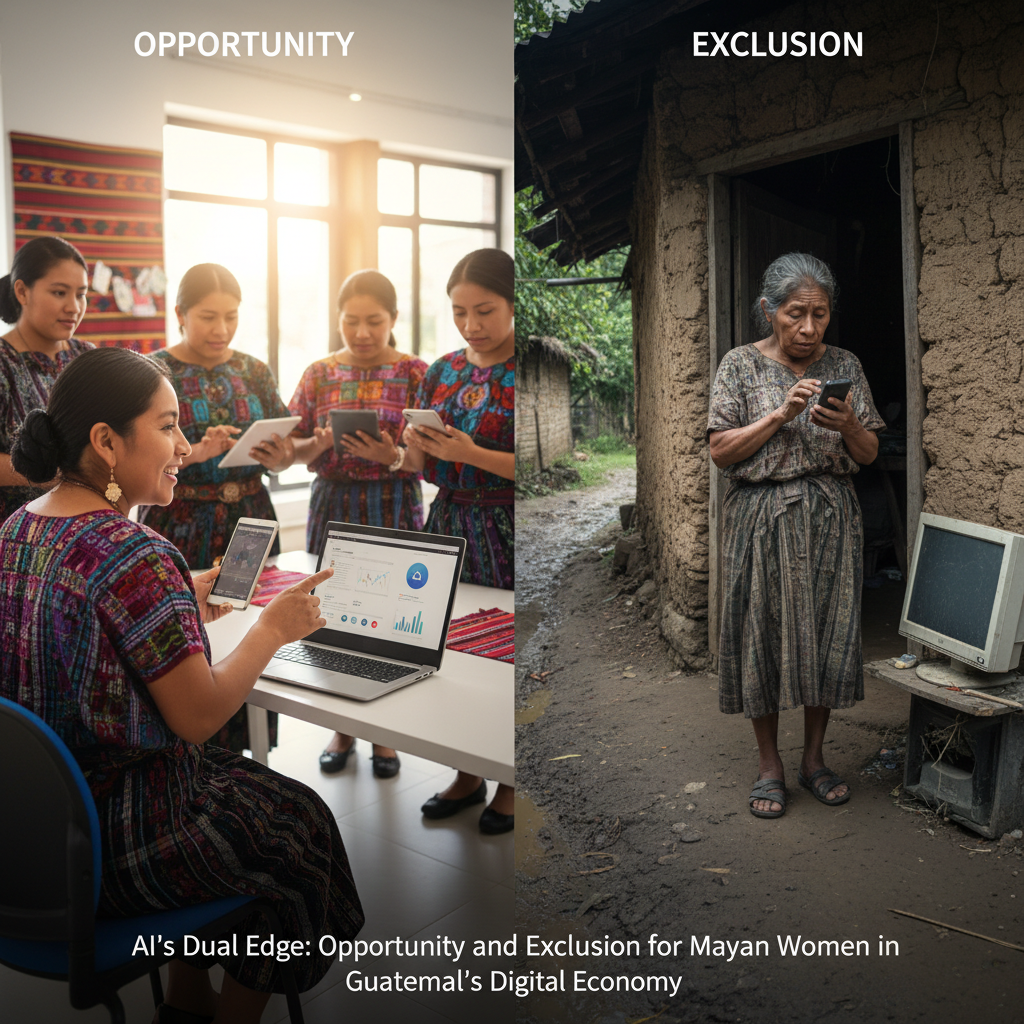 AI's Dual Edge: Opportunity and Exclusion for Mayan Women in Guatemala's Digital Economy