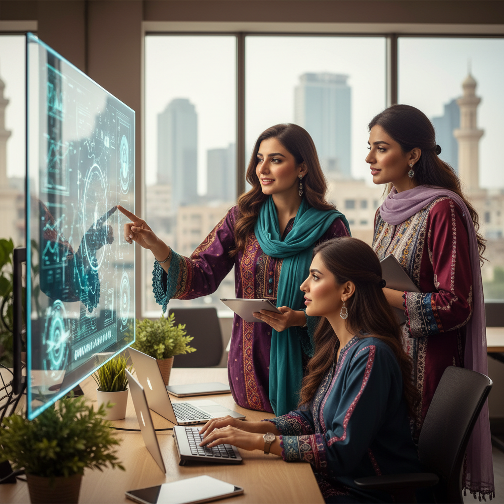 Pakistani Women Entrepreneurs Harness AI for Economic Empowerment