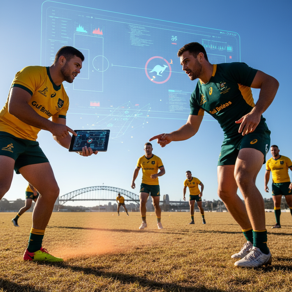 AI Coaching Down Under: Wallabies Eyeing Data Edge for Bledisloe Glory