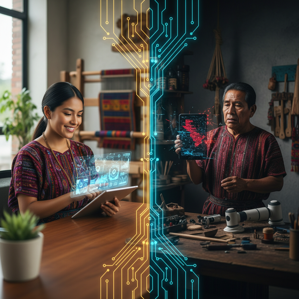 AI's Dual Edge: Opportunity and Peril for Indigenous Entrepreneurs in Guatemala
