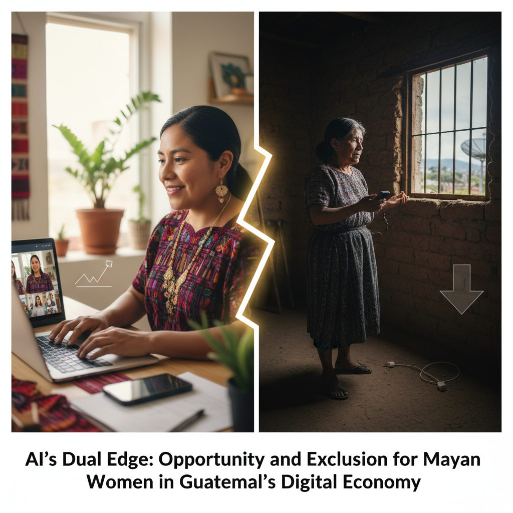 AI's Dual Edge: Opportunity and Exclusion for Mayan Women in Guatemala's Digital Economy