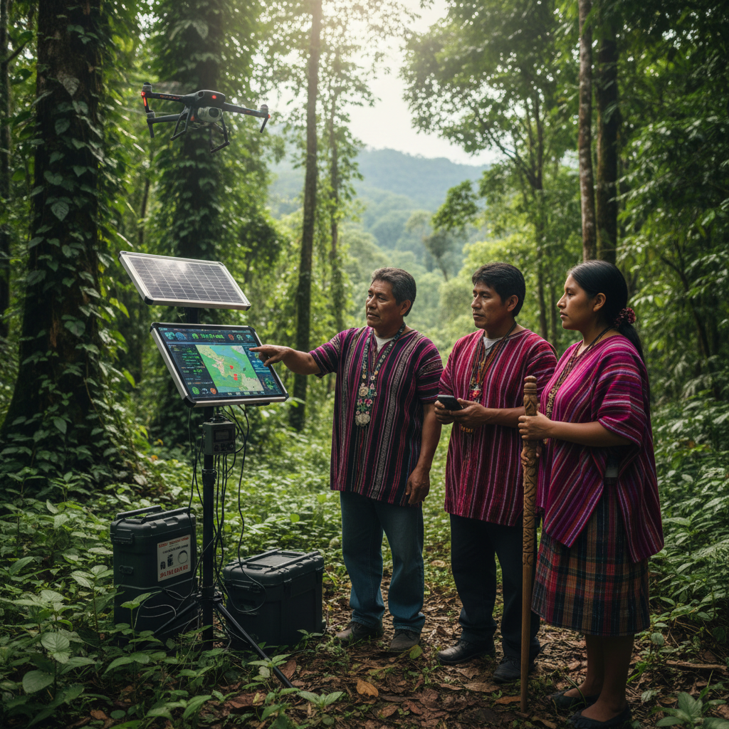 AI Guardians of the Ixil Biosphere: Indigenous Knowledge Meets Digital Innovation