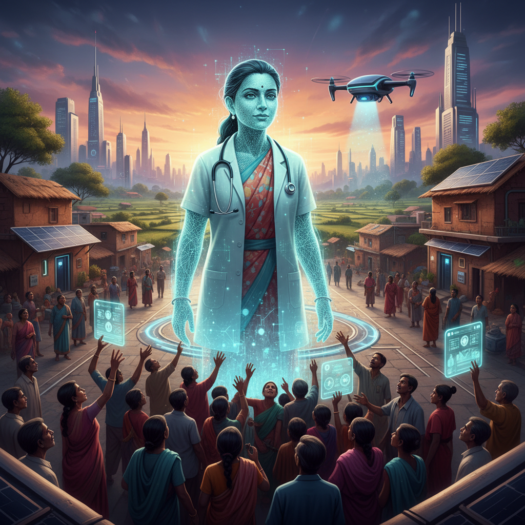 The AI Doctor in Every Village: How India's Health Revolution Will Redefine Wealth, Not Just Well-being