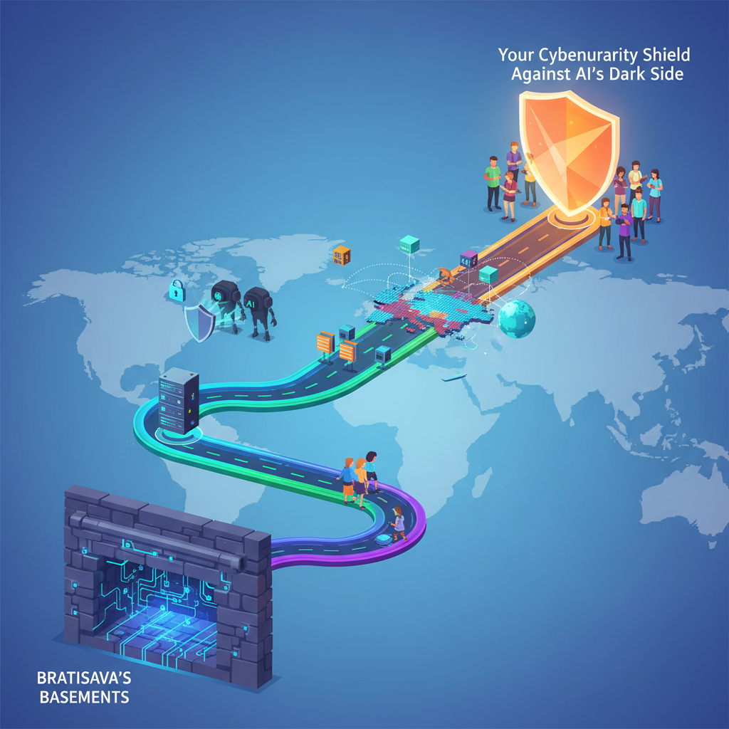 From Bratislava's Basements to Global Battlefields: Your Cybersecurity Shield Against AI's Dark Side
