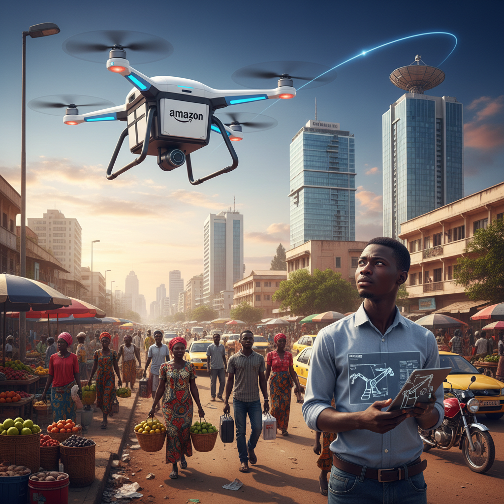 When Amazon's AI Meets Abidjan's Hustle: Can Robotics Deliver More Than Just Packages for Côte d'Ivoire?