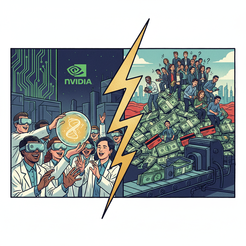 NVIDIA's Billion-Dollar Particle Physics Play: Who Gets to See the God Particle, and Who Just Pays the Bill?