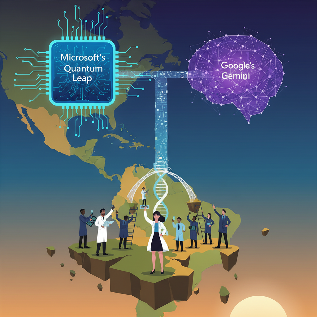 When Microsoft's Quantum Leap Meets Google's Gemini: Will Latin America Be Left Behind, Or Will Our Scientists Lead the Way?