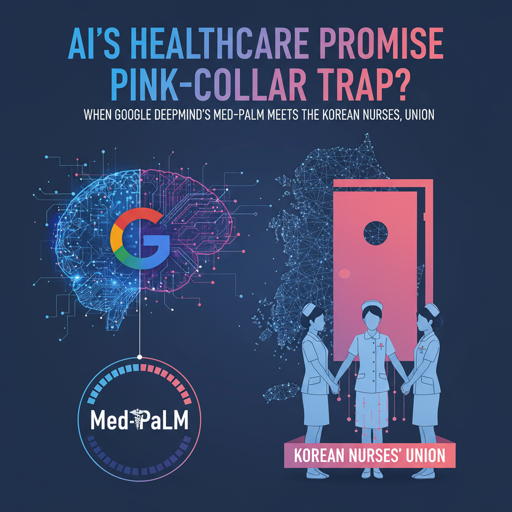 When Google DeepMind's Med-PaLM Meets the Korean Nurses' Union: Is AI's Healthcare Promise Just Another Pink-Collar Trap?