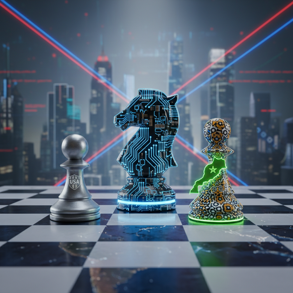 When the Chips are Down: How Washington's AI Export Controls Reshape Morocco's Digital Sovereignty Amidst a Global Tech Cold War