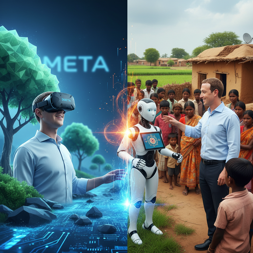 From Virtual Worlds to Village AI: Mark Zuckerberg's India Gambit and the Meta-Morphosis