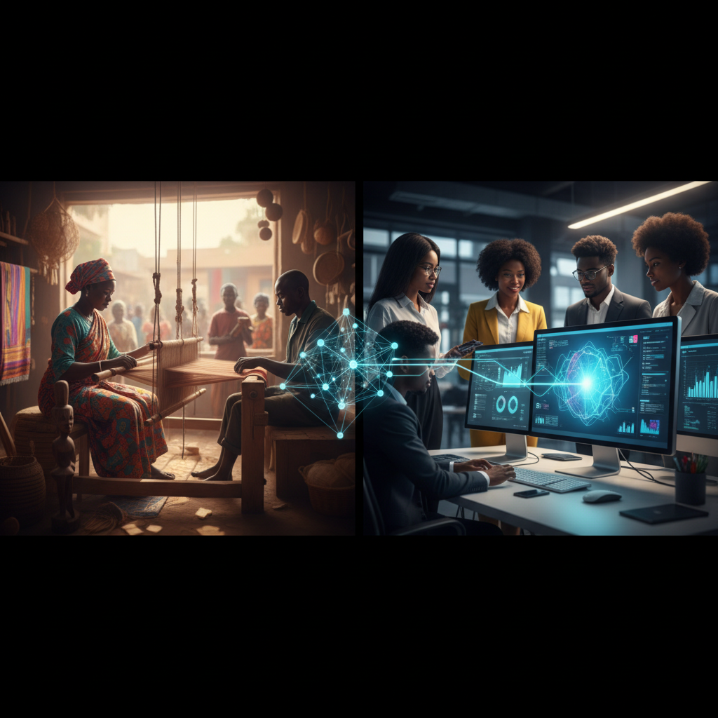 From Ouagadougou's Artisans to African Startups: How Midjourney and Stability AI Reshape Burkina Faso's Visual Economy