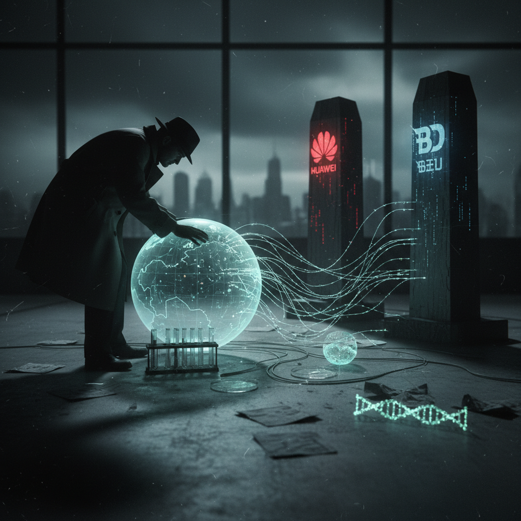 The Digital Silk Road's Dark Underbelly: How Huawei and Baidu's AI Ventures Are Monetizing Kazakh Dna