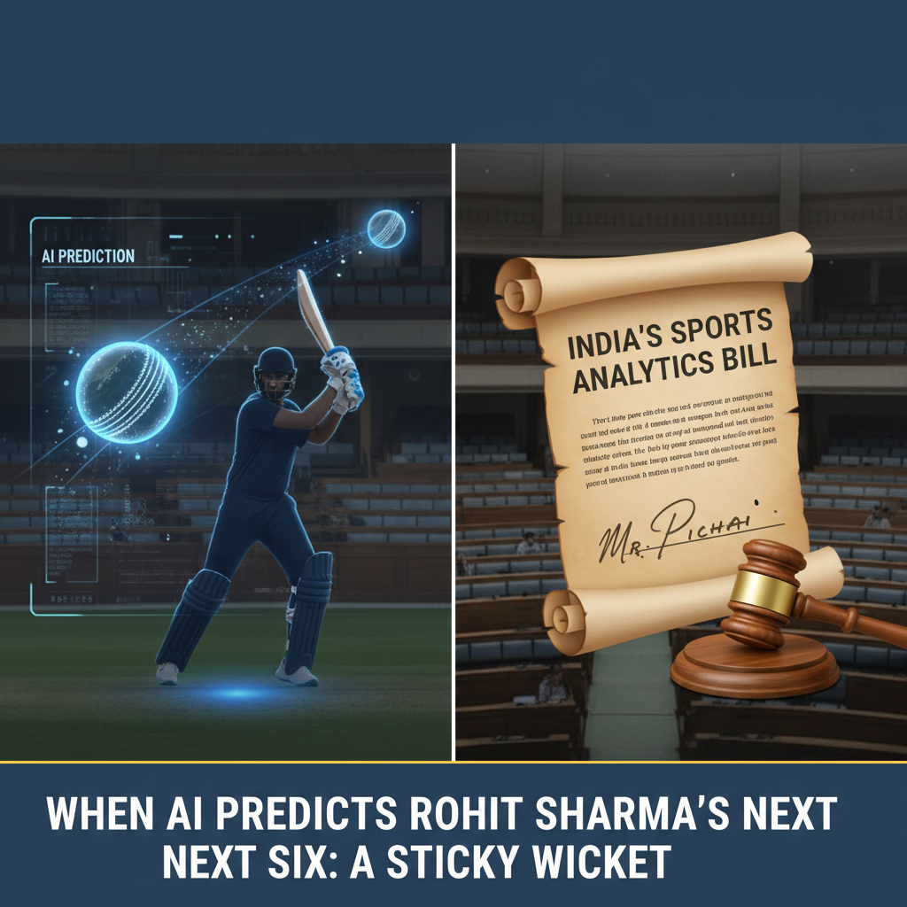 When AI Predicts Rohit Sharma's Next Six: India's New Sports Analytics Bill is a Sticky Wicket, Mr. Pichai