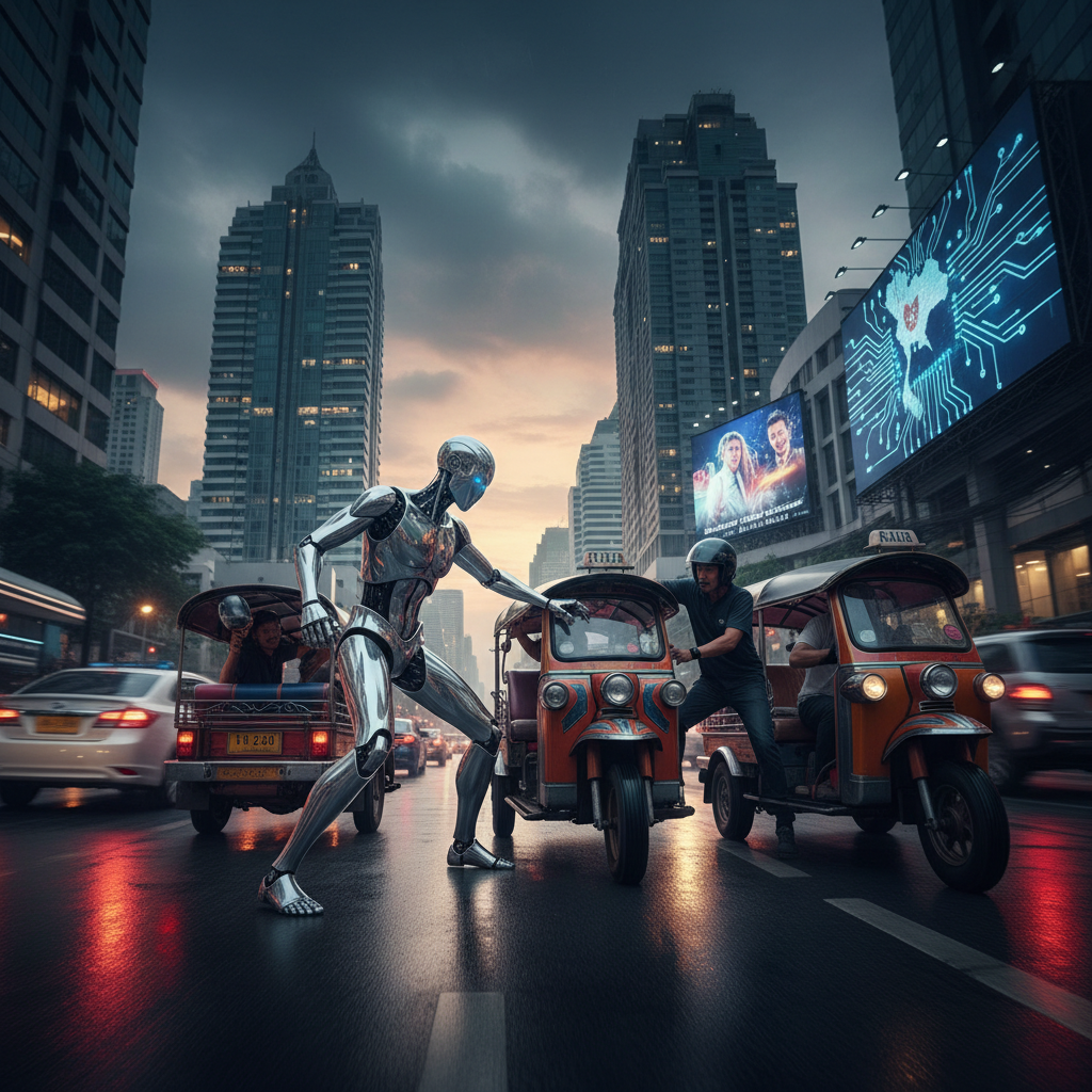 When the Robots Come for Our Tuk-Tuks: Thailand's Bold Play in the AI Arms Race Just Landed, Mr. Pichai