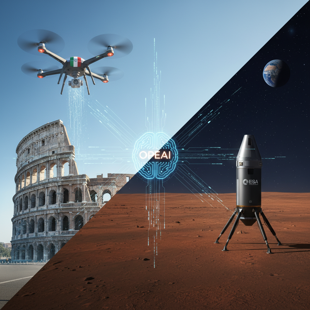 From Rome's Skies to Martian Dreams: How Italy's AI Pioneers Are Charting Humanity's Next Frontier with Esa and OpenAI