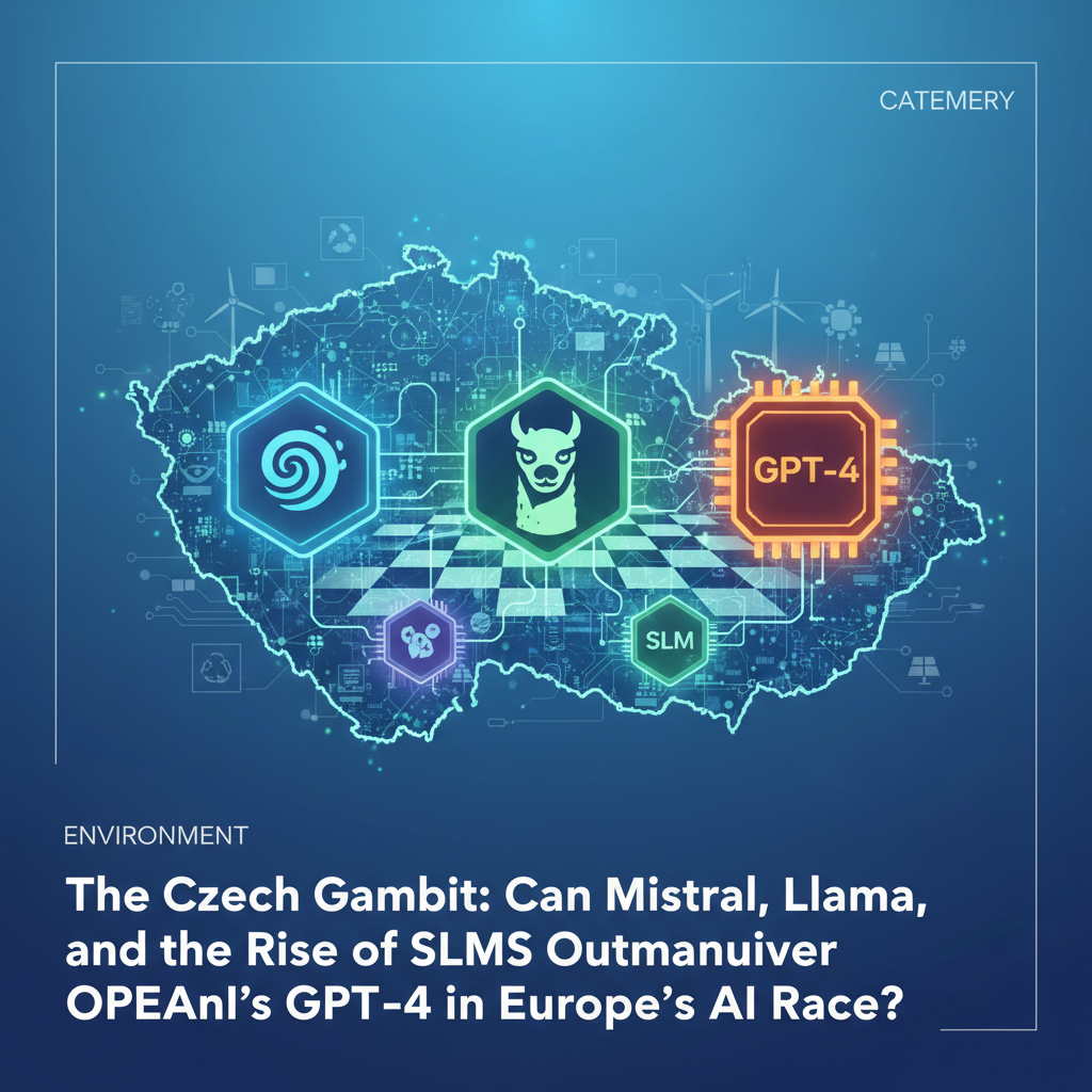 The Czech Gambit: Can Mistral, Llama, and the Rise of SLMs Outmaneuver OpenAI's GPT-4 in Europe's AI Race?