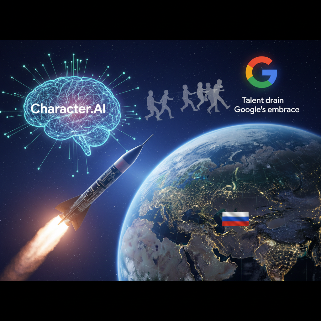 Character.AI's Tumultuous Ascent: A Billion Dollar Bet, a Talent Drain, and Google's Embrace. What Does it Mean for Russia?