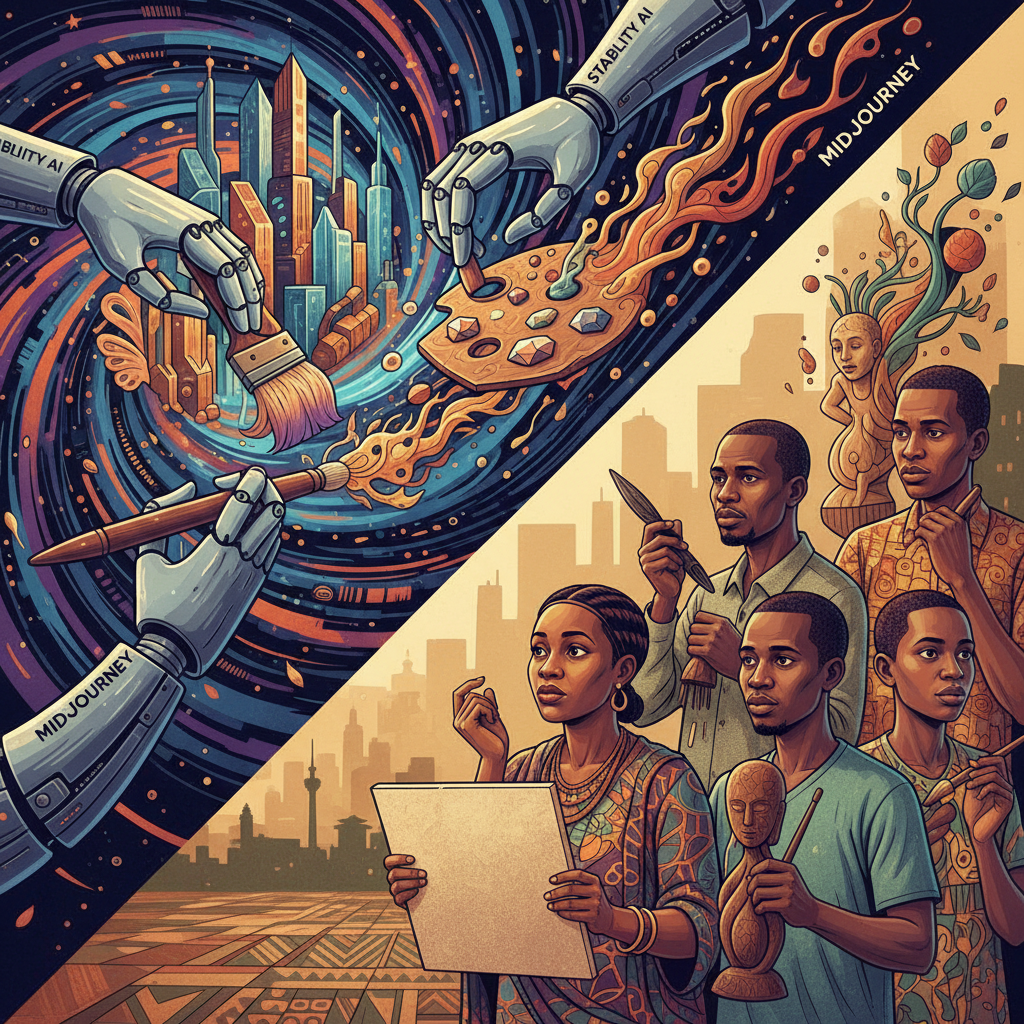 When Stability AI and Midjourney Paint the Future, Will Harare's Artists Hold the Brush or Just the Canvas?
