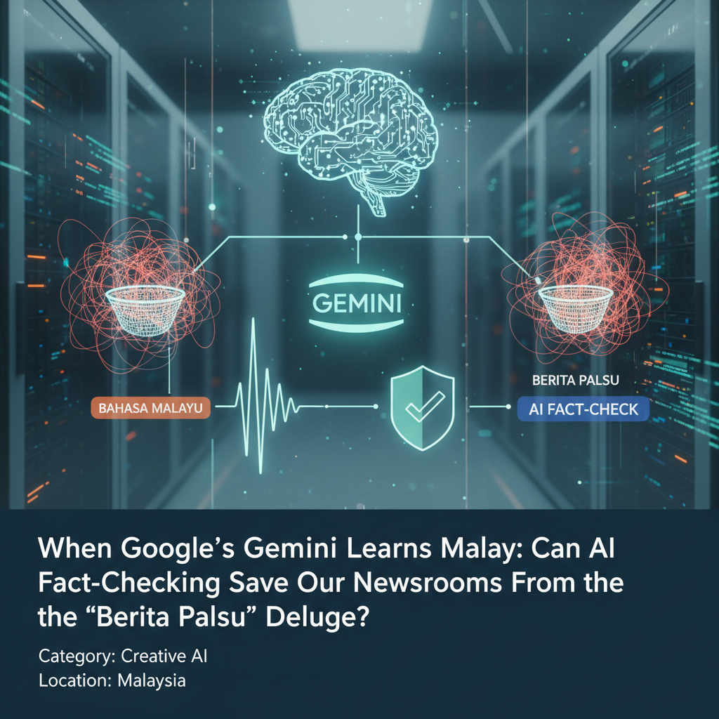 When Google's Gemini Learns Malay: Can AI Fact-Checking Save Our Newsrooms From the 'Berita Palsu' Deluge?