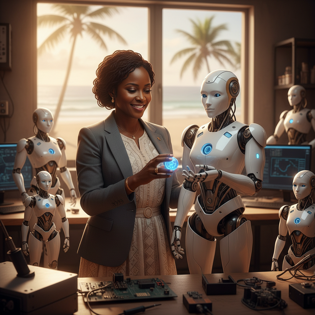 From Toubab Dialaw to a $400 Million Valuation: How Aïcha Ndiaye's 'Nila Robotics' Is Redefining Work with Humanoids